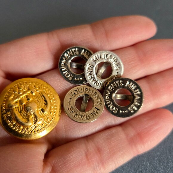 Vintage Military equipment buttons. - Picture 4 of 4